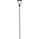 Mestvork steel los aluminum zwart